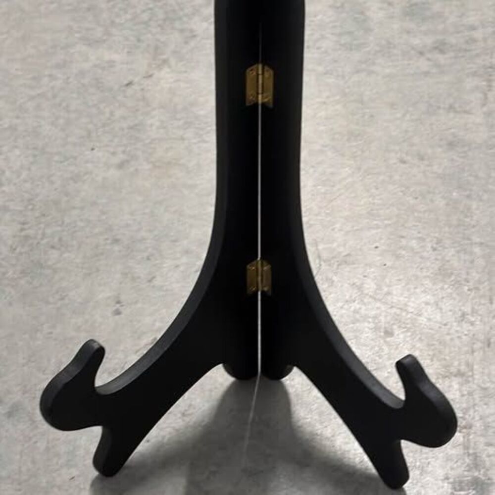 Black Wooden Display Easel Plate Stand